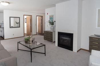 Fireplace in select homes